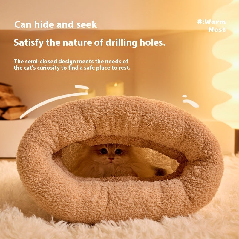 Plush Cat Bed