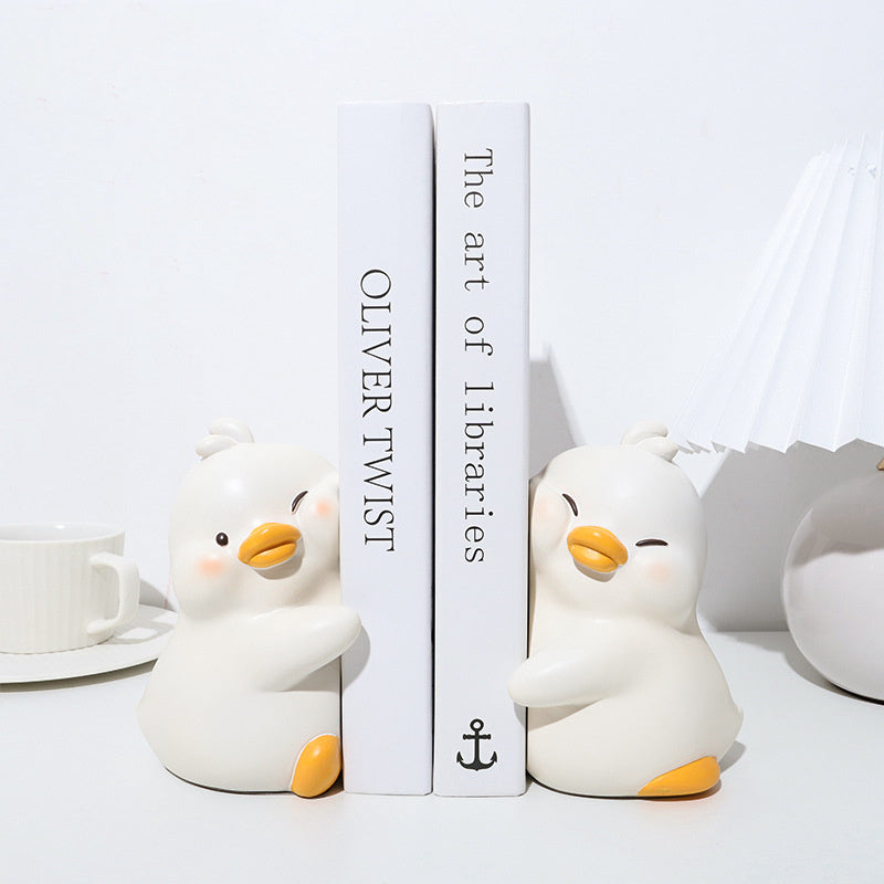 Cute Book Holder | Hug Duck Bookend | Store Mart