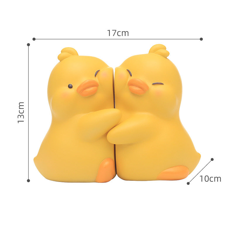 Cute Book Holder | Hug Duck Bookend | Store Mart