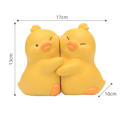 Cute Book Holder | Hug Duck Bookend | Store Mart