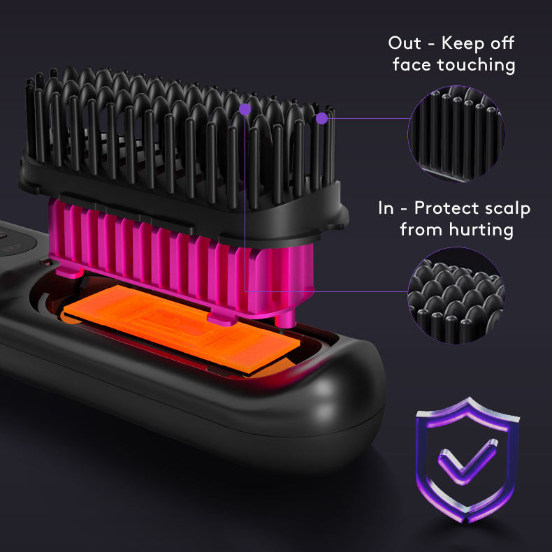 2-in-1 Wireless Hair Comb