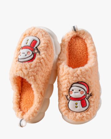 Cute Snowman Slippers